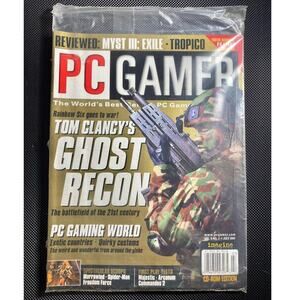 Sealed PC Gamer Magazine, July 2001 Vol. 8 #7 w/ Serious Sam Demo Disc